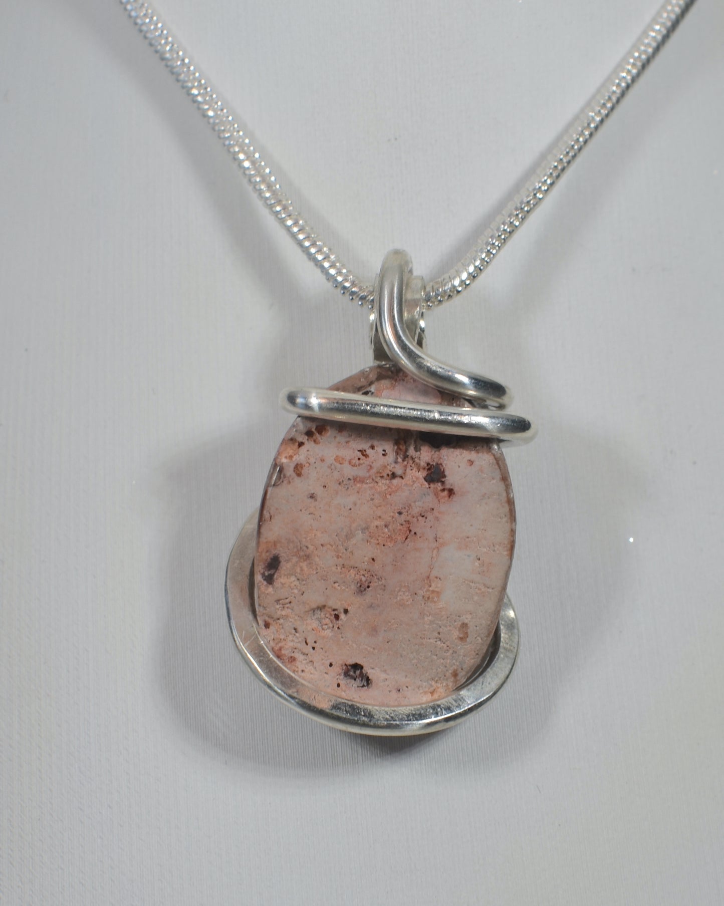 Mexican Fire Opal Pendant Necklace 925 Sterling Silver